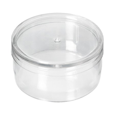 VISIPAK CLOSURE-ROUND PLUG-1 1/4"-(FDA)-CLEAR, 1000PK 355773